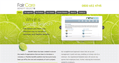 Desktop Screenshot of benefit-select.co.uk